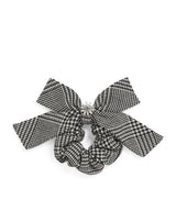 Harrods Self-Portrait Kids Wool-Blend Check Hair Bow Kids Hair Accessory- Buy online at McGrocer