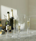 LSA International Moya champagne flutes and ice bucket serving set, UK version