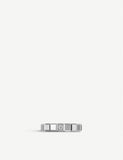 Chopard Ice Cube Pure 18ct white gold diamond ring - British product