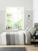 Fusion Grey Betley Duvet Cover and Pillowcase Set