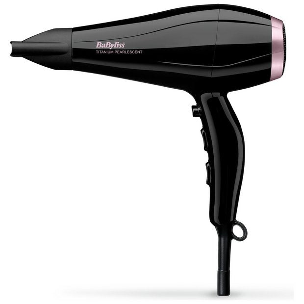 BaByliss Titanium Pearlescent 2100 hair dryer, UK version