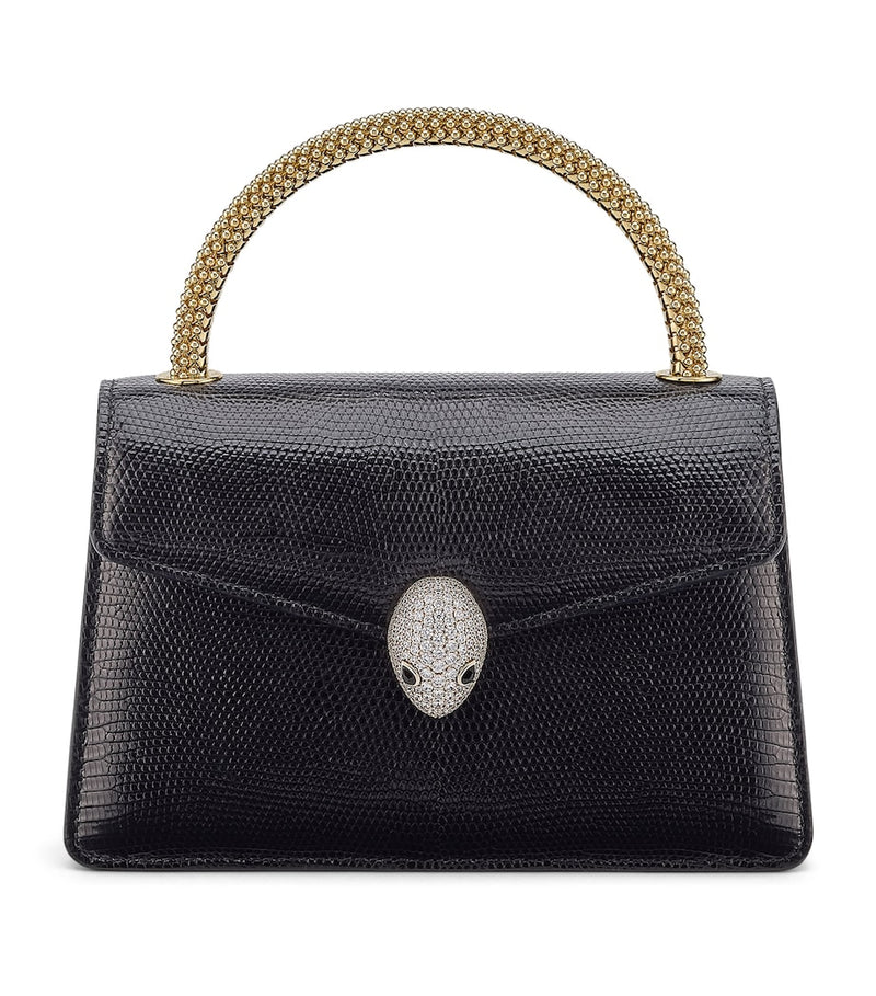 Bvlgari lizard leather Serpenti Pallini bag - British product