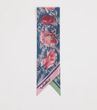 Valentino Garavani silk floral print scarf 6x180cm - British product