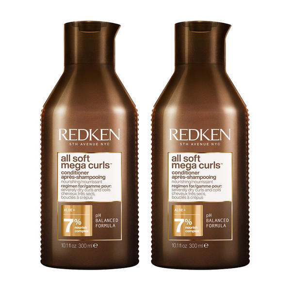 Redken All Soft Mega Curl Conditioner Duo 600ml, imported from the UK