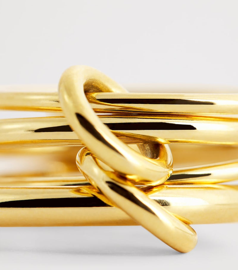 Spinelli Kilcollin yellow gold zodiac ring, imported from the UK