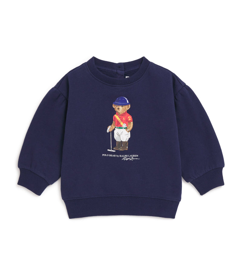 Ralph Lauren Polo Bear sweatshirt for infants 3-24 months, imported from the UK