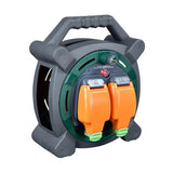 Masterplug cable reel 2 socket 15m, imported from the UK