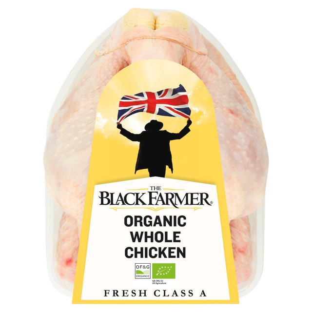 The Black Farmer Organic Whole Chicken Typically: 2kg GOODS M&S