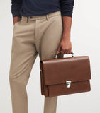 Aspinal of London leather city laptop briefcase - British product