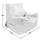 Kaikoo large blue bean bag chair, UK version