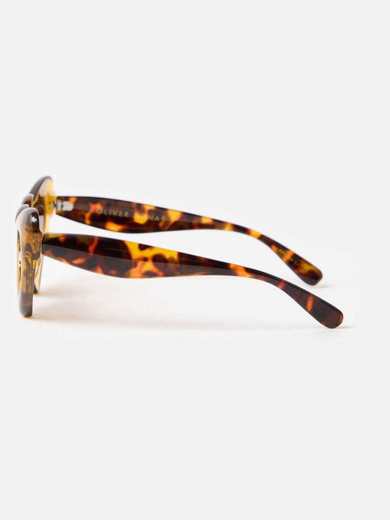 Oliver Bonas yellow and tort heart sunglasses, UK version