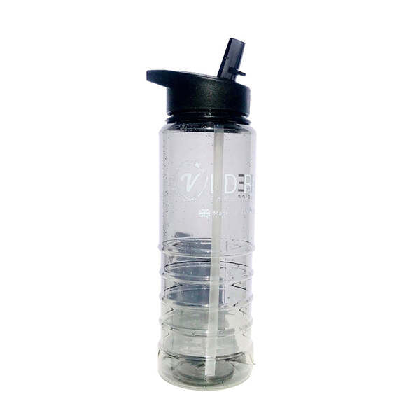 ViDrate Reusable All Black Water Bottle GOODS Superdrug
