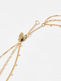 Oliver Bonas faux pearl lemon pendant necklace, imported from the UK