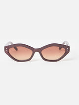 Next Oliver Bonas Chocolate Brown Angled Sunglasses- Buy online at McGrocer
