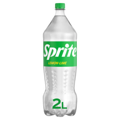 Sprite lemon and lime sparkling soft drink 2L (British brand)