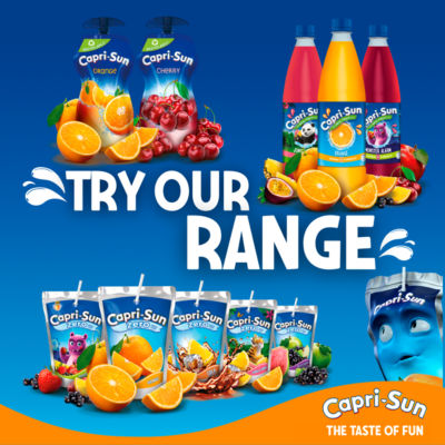 Capri-Sun orange juice drink 4x200ml - British product