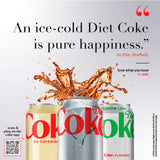 Coca-Cola Diet Coke soft drink 18 pack 330ml - British product