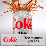 Coca-Cola Diet Coke soft drink 18 pack 330ml - British product