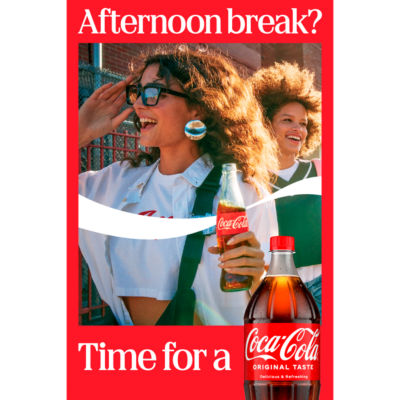 Coca-Cola soft drink Original Taste 1.25L - British product