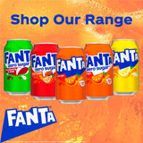 Fanta Fruit Twist sparkling mixed fruit drink 8 x 330ml - British product