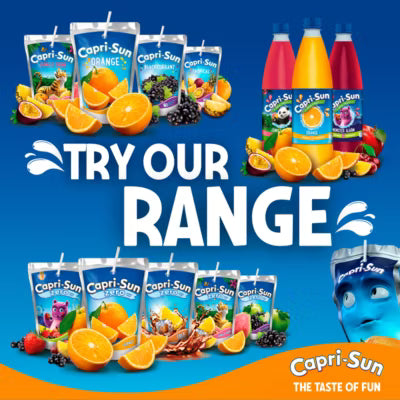 Capri-Sun orange juice pouch 330ml - British product