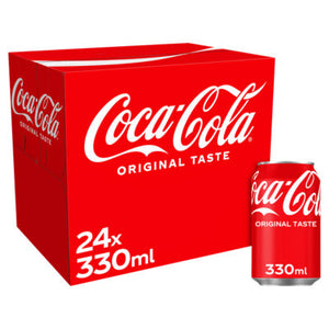 Coca-Cola Original Taste Cola Drink 24 x 330ml