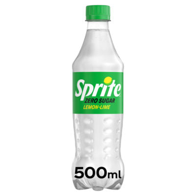 ASDA Sprite Zero Sugar Lemon and Lime Flavour Sparkling Soft Drink 500ml- Buy online at McGrocer