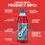 Oasis Summer Fruits still drink 500ml, imported from the UK