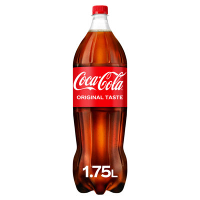 Coca-Cola Original Taste soft drink 1.75L (British brand)