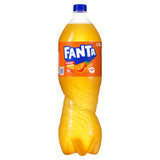 Fanta Orange 1.75L soft drink bottle, imported from the UK