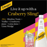 Schweppes slimline tonic water 1L bottle (British brand)
