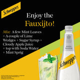 Schweppes Soda Water soft drink 1L (British brand)