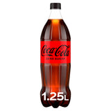 ASDA Coca-Cola Zero Sugar Cola 1.25 Litre Bottle- Buy online at McGrocer