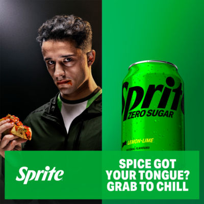 Sprite Zero Sugar lemon-lime soft drink 8 x 330ml (British brand)