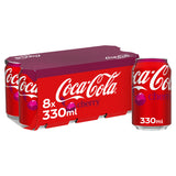 ASDA Coca-Cola Cherry Flavoured Cola 8 x 330ml- Buy online at McGrocer