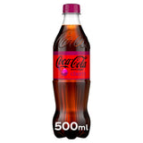 ASDA Coca-Cola Zero Sugar Cherry Soft Drink 500ml Bottle- Buy online at McGrocer