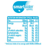 Glaceau Smartwater Sparkling 600ml, UK version