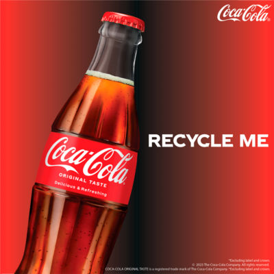 Coca-Cola Original Taste cola 4 x 250ml bottles - British product