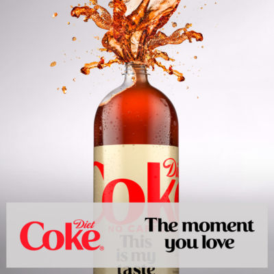 Diet Coke no caffeine cola 2L bottle, imported from the UK