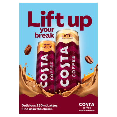 Costa Classic Latte Iced Coffee 250ml - British product