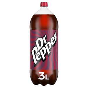 Dr Pepper sparkling fruit soft drink 3L - British product