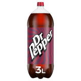 Dr Pepper sparkling fruit soft drink 3L - British product