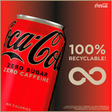 Coca-Cola Zero Sugar Zero Caffeine multipack 8 x 330ml - British product