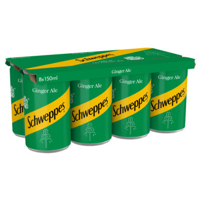 Schweppes ginger ale sparkling soft drink 150ml (British brand)