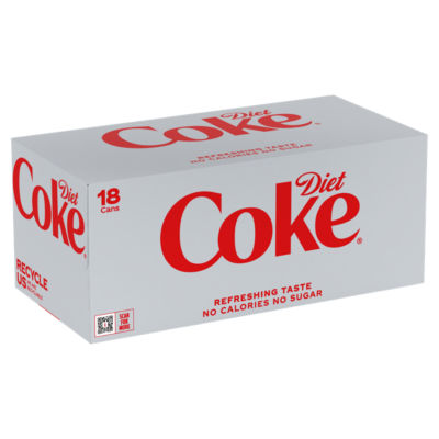 Diet Coke soft drink multipack 18x330ml, UK version