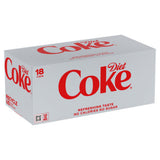 Diet Coke soft drink multipack 18x330ml, UK version