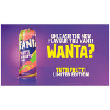 Fanta Tutti Frutti Zero Sugar soft drink 250ml - British product