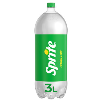 Sprite lemon lime soft drink 3L bottle - British product