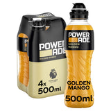 ASDA Powerade Golden Mango Sports Drink 4 x 500ml Bottles- Buy online at McGrocer