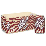 Dr Pepper Cream Swirl soft drink 8x330ml cans, imported from the UK